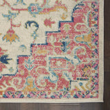 7' X 10' Pink And Ivory Southwestern Dhurrie Area Rug - Homeroots - Flyclothing LLC