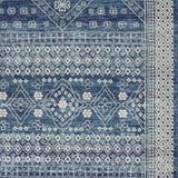 5' X 7' Navy Blue Power Loom Area Rug - Homeroots - Flyclothing LLC