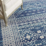 8' X 10' Navy Blue Power Loom Area Rug - Homeroots - Flyclothing LLC