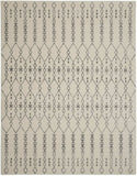 8' X 10' Gray Geometric Power Loom Area Rug - Homeroots - Flyclothing LLC