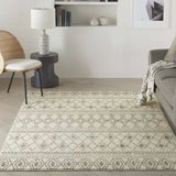 5' X 7' Gray Geometric Berber Power Loom Area Rug - Homeroots - Flyclothing LLC