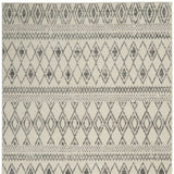 5' X 7' Gray Geometric Berber Power Loom Area Rug - Homeroots - Flyclothing LLC