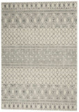 5' X 7' Gray Geometric Power Loom Area Rug - Homeroots - Flyclothing LLC