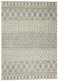 5' X 7' Gray Geometric Power Loom Area Rug - Homeroots - Flyclothing LLC