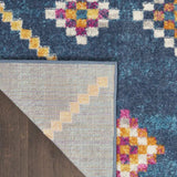 5' X 7' Navy Blue Southwestern Berber Area Rug - Homeroots - Flyclothing LLC
