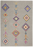 5' X 7' Gray Geometric Berber Area Rug - Homeroots - Flyclothing LLC