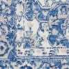 5' X 7' Blue Gray Floral Dhurrie Area Rug - Homeroots - Flyclothing LLC
