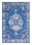 6' X 9' Navy Blue Floral Dhurrie Area Rug - Homeroots - Flyclothing LLC