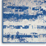 6' X 9' Blue And Ivory Ombre Dhurrie Area Rug - Homeroots - Flyclothing LLC