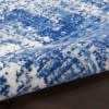 5' X 7' Blue And Ivory Abstract Dhurrie Area Rug - Homeroots - Flyclothing LLC