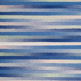 5' X 7' Blue And White Striped Dhurrie Area Rug - Homeroots - Flyclothing LLC