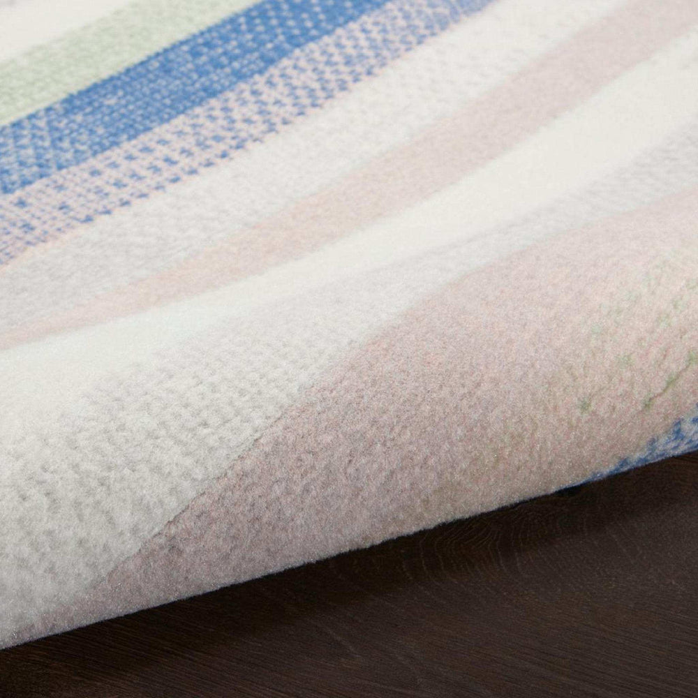 4' X 6' Navy Blue Striped Dhurrie Area Rug - Homeroots - Flyclothing LLC