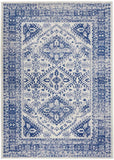 6' X 9' Navy Blue Geometric Dhurrie Area Rug - Homeroots - Flyclothing LLC