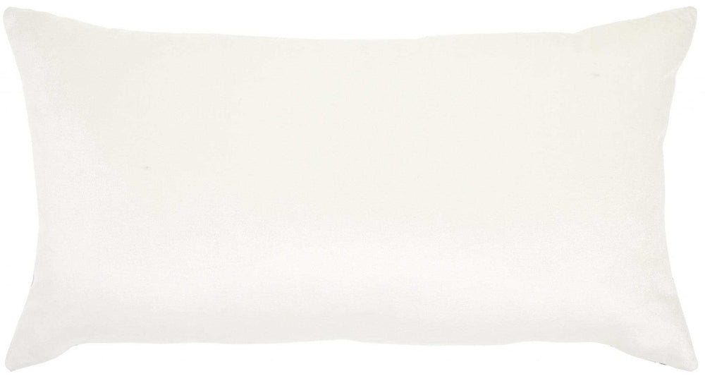 Blue Abstract Lumbar Pillow - Homeroots - Flyclothing LLC