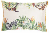 Multicolor Jungle Art Lumbar Pillow - Homeroots - Flyclothing LLC