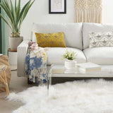 Brilliant Gold Lumbar Pillow - Homeroots - Flyclothing LLC