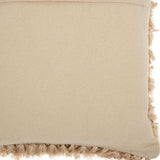 Soft Beige Shag Accent Pillow - Homeroots - Flyclothing LLC