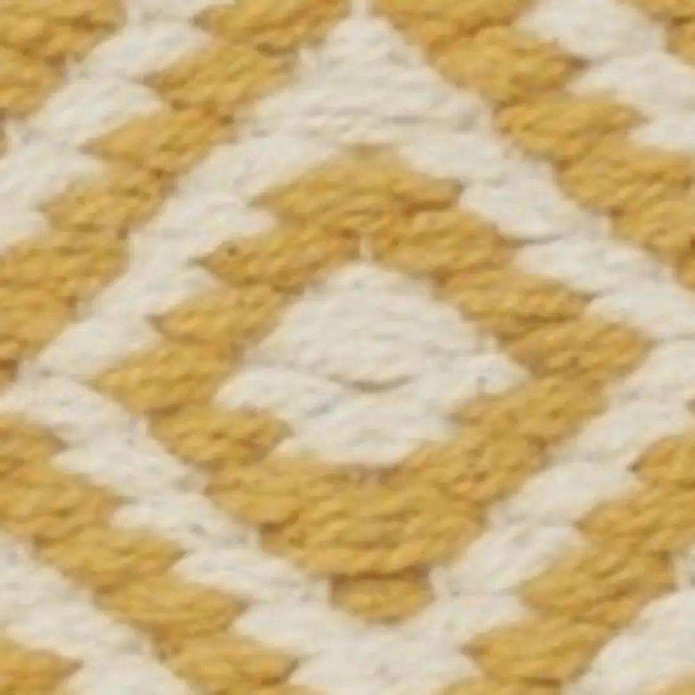 Mustard Diamond Patterned Throw Pillow - Homeroots - Flyclothing LLC