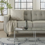 22" Beige Abstract Throw Pillow - Homeroots - Flyclothing LLC