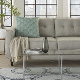 22" Green Abstract Throw Pillow - Homeroots - Flyclothing LLC