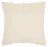 Ivory Textured Lattice Throw Pillow - Homeroots - Flyclothing LLC