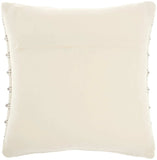 Light Gray And Ivory Textured Stripes Throw Pillow - Homeroots - Flyclothing LLC