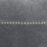 14" X 22" Steel Blue Pillow With Tassels Edges - Homeroots - Flyclothing LLC