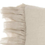 Wide Tasseled Marble Yellow Lumbar Pillow - Homeroots - Flyclothing LLC