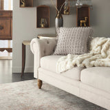 Tassel Detailed Gray Throw Pillow - Homeroots - Flyclothing LLC