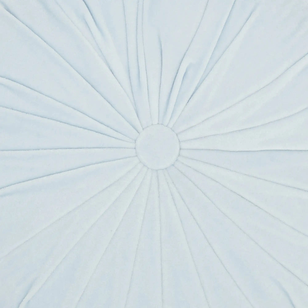 16" Periwinkle Tufted Round Throw Pillow - Homeroots - Flyclothing LLC