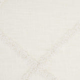 White Abstract Shaggy Detail Lumbar Pillow - Homeroots - Flyclothing LLC