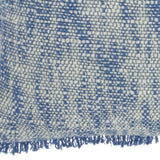 Blue And Ivory Abstract Pattern Throw Pillow - Homeroots - Flyclothing LLC