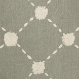 Glamorous Handcrafted Sage Accent Throw Pillow - Homeroots - Flyclothing LLC