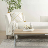 Boho Mustard Cotton Accent Throw Pillow - Homeroots - Flyclothing LLC