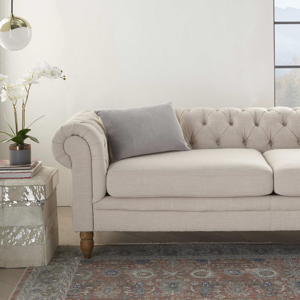 Solid Gray Casual Throw Pillow - Homeroots - Flyclothing LLC