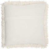 Fluffy White Shag Accent Throw Pillow - Homeroots - Flyclothing LLC