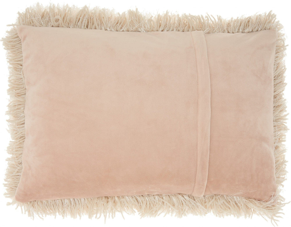 14" X 20" Beige Throw Pillow - Homeroots - Flyclothing LLC