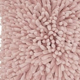 20" Pale Pink Soft Nubby Shag Throw Pillow - Homeroots