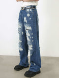 Men's Distressed Jeans with Pockets - Trendsi - Flyclothing LLC