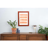 20" X 28" Rustic Farmhouse Red Wood Frame - Homeroots - Flyclothing LLC