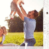 24" X 30" Rustic Farmhouse White Wash Wood Frame - Homeroots - Flyclothing LLC