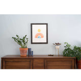 8.5” X 11” Rustic Farmhouse Black Wood Frame - Homeroots - Flyclothing LLC