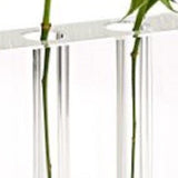 7" Clear Crystal Clear Square Table Vase - Homeroots