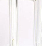 8" Clear Crystal Clear Square Table Vase - Homeroots