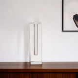 Modern Clear Tall Block Optical Crystal Vase - Homeroots - Flyclothing LLC