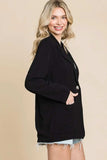 Culture Code One Button Long Sleeve Blazer with Pockets - Trendsi - Flyclothing LLC