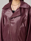Zip Up Drop Shoulder Jacket - Trendsi - Flyclothing LLC