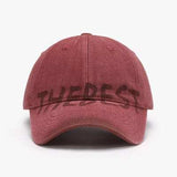Letter Adjustable Baseball Cap - Trendsi - Flyclothing LLC