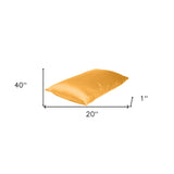 Apricot Dreamy Silky Satin King Size Pillowcase - Homeroots - Flyclothing LLC