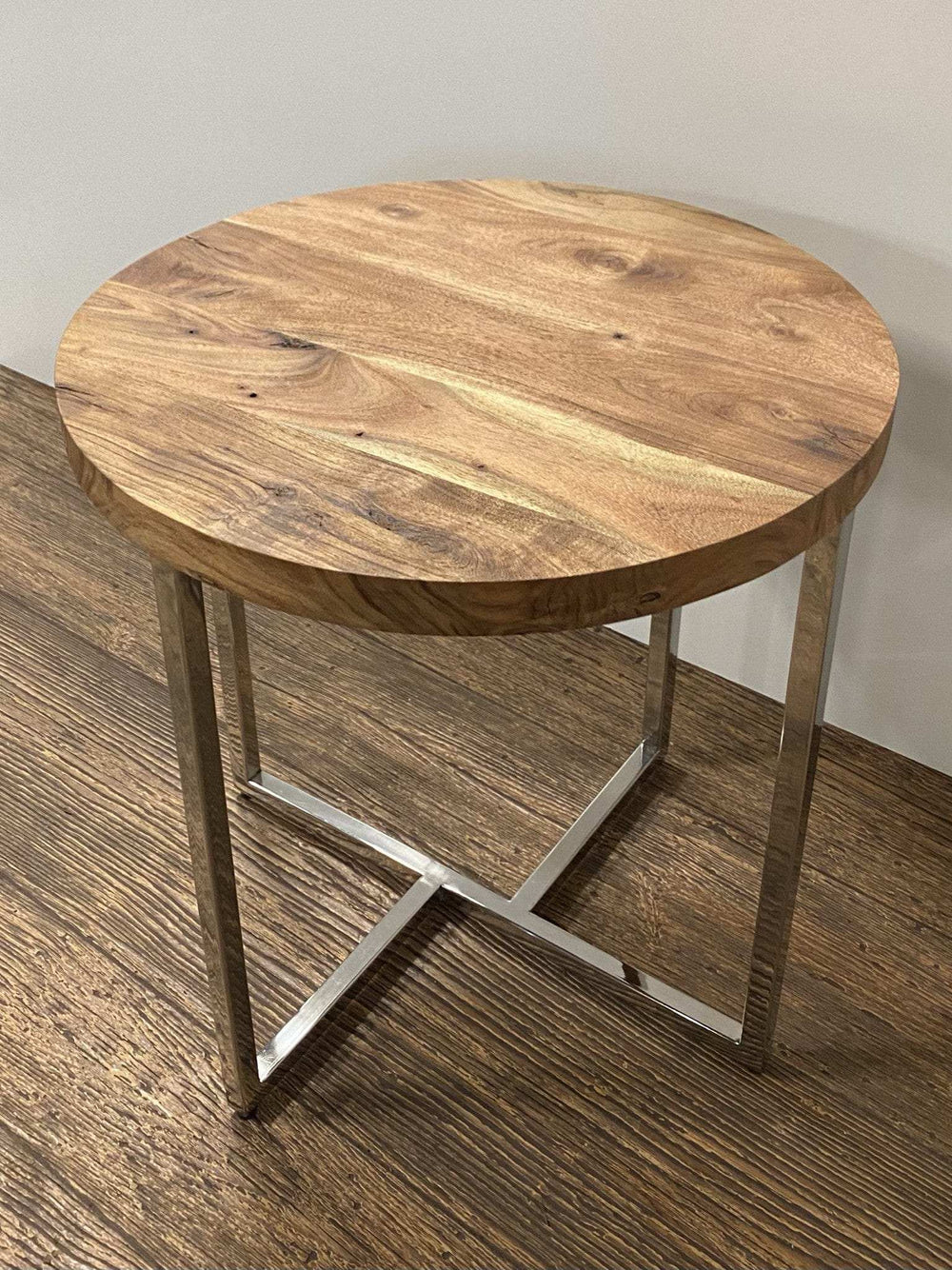 Modern Rustic Side Or End Table - Homeroots - Flyclothing LLC